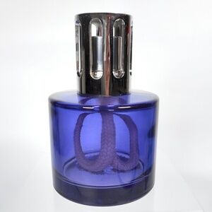 Maison Lampe Berger Paris France Cobalt Blue Round Catalytic Fragrance Oil Lamp